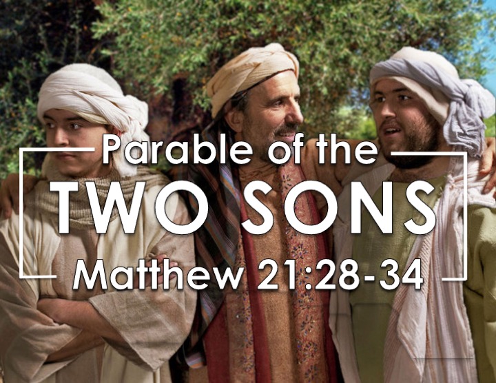 Matthew 2128 32 The Parable Of The Two Sons Rev Tim Ehrhardt Images And Photos Finder 